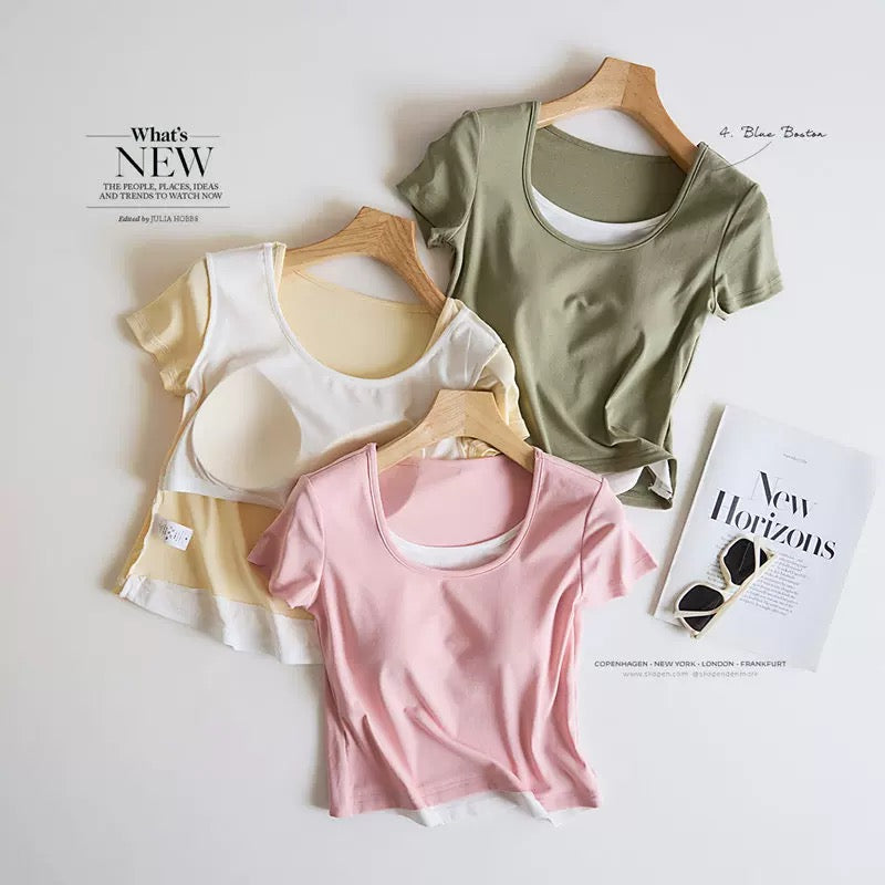 Sydney Built-In Bra T-Shirt